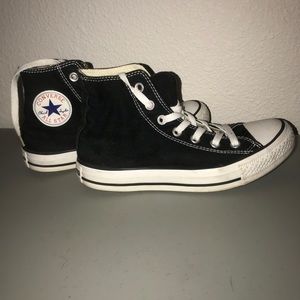 Black high top Converse